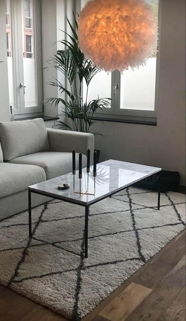 Bolia Como Salontafel Marmer 60x120, Huis en Inrichting, Tafels | Salontafels, Gebruikt, Minder dan 50 cm, 50 tot 100 cm, 100 tot 150 cm