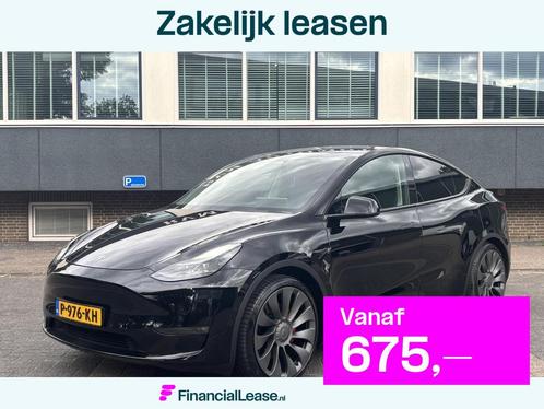 Tesla Model Y Performance AWD 75 kWh Enhanced Autopilot | 1e, Auto's, Tesla, Bedrijf, Lease, Financial lease, Model Y, ABS, Airbags