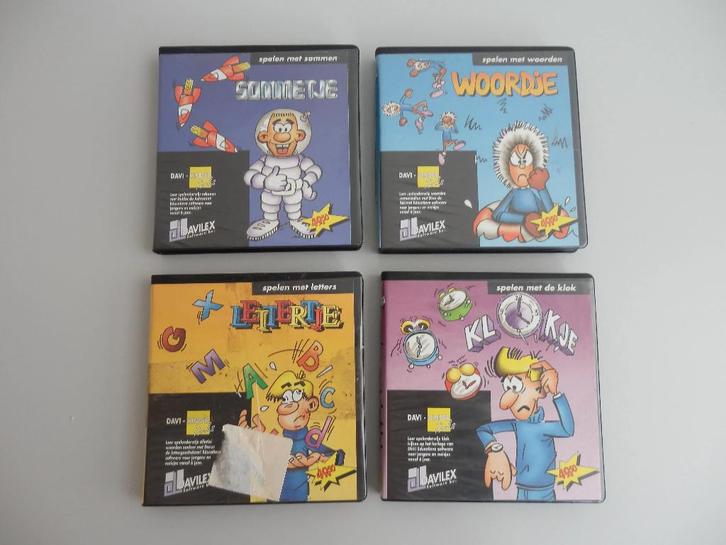GEZOCHT: Sommetje Lettertje Woordje Klokje Muntje - Davilex, Spelcomputers en Games, Games | Pc, Gebruikt, 1 speler, Vanaf 3 jaar