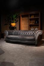 Chesterfield Baxter Diana Replica Bank, Huis en Inrichting, Banken | Bankstellen, Gebruikt, Driepersoons, Rechte bank, Chique Industrieel