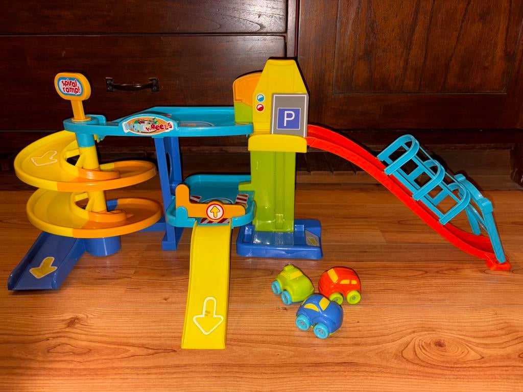 Leuke autogarage en knikkerbaan, Kinderen en Baby's, Speelgoed | Vtech, Ophalen, Gebruikt, 2 tot 4 jaar