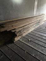 houten planken/balken, Doe-het-zelf en Verbouw, Hout en Planken, Ophalen, Gebruikt, Minder dan 25 mm, Balk