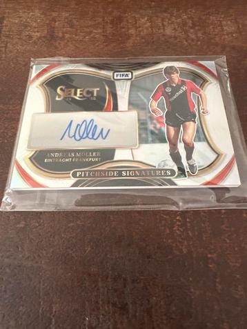 Andreas Möller Gesigneerde Spelerskaart - Eintracht Frankfur beschikbaar voor biedingen
