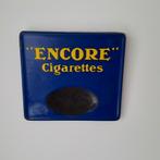 Emaille encore cigarettes 18x17cm, Ophalen of Verzenden
