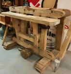 Oude werkbank, kleiner model | Loods66, Ophalen, 25 tot 50 cm, Rechthoekig