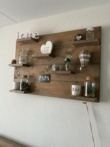 Handgemaakt Decoratiebord Steigerhout - Wandplank beschikbaar voor biedingen