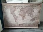 Stoffen wandkaart wereld, Ophalen, Zo goed als nieuw