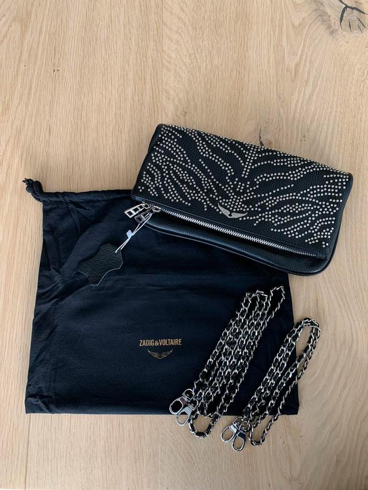 Zadig & Voltaire Rock Bag damestas | NIEUW, Sieraden, Tassen en Uiterlijk, Tassen | Damestassen, Nieuw, Schoudertasje, Zwart, Ophalen of Verzenden
