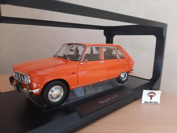 Renault 16 TS in orange van Norev LIMITED EDITION 1:18, Hobby en Vrije tijd, Modelauto's | 1:18, Nieuw, Auto, Norev, Ophalen of Verzenden