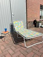 Vintage ligbed / stretcher gebloemd retro, Ophalen of Verzenden, Huis en Inrichting