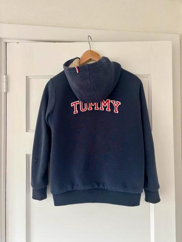 Tommy Hilfiger sweatvest met teddy voering, mt. 152 beschikbaar voor biedingen