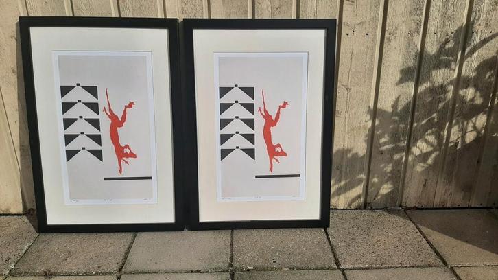 Twee kunstwerken van Camiel Andriessen, Antiek en Kunst, Kunst | Litho's en Zeefdrukken, Ophalen