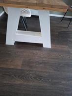 eettafel met vergrijsd blad maatwerk 90 x 180, Huis en Inrichting, Tafels | Eettafels, Ophalen, Gebruikt, 50 tot 100 cm, 150 tot 200 cm