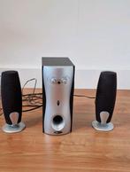 Speakersetje met 2 boxjes, Computers en Software, Pc speakers, Ophalen, Gebruikt