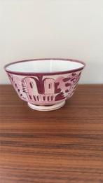 Antieke roze lusterglazuur Engelse kom Sunderland, Antiek en Kunst, Ophalen of Verzenden