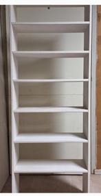 Houten witte boekenkast af te halen in Zwolle, Ophalen, 25 tot 50 cm, 50 tot 100 cm, Minder dan 100 cm