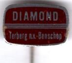 Diamond Terberg n.v.-Benschop tractoren blik speldje( D_211), Verzamelen, Verzenden, Zo goed als nieuw, Transport, Speldje of Pin