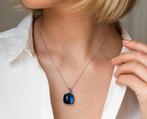 NIEUW Ti Sento set: blauwe kettinghanger en ring (58 / 18.5), Overige voorstellingen, Blauw, Nieuw, Ophalen of Verzenden