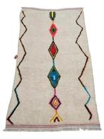 Handgeknoopt oosters wol Berber tapijt Azilal ruit 150x257cm