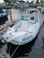 RIB CONSOLE 6m + 115 pk + TRAILER. Espadon 590., Watersport en Boten, Rubberboten, Overige merken, Benzine, 70 tot 120 pk, Gebruikt