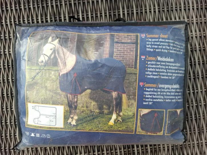 NIEUW Zomerdeken / Weidedeken 155cm, Dieren en Toebehoren, Paarden en Pony's | Dekens en Dekjes, Nieuw, Deken, Ophalen of Verzenden