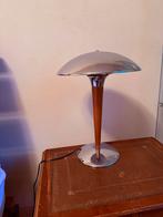 Vintage design  '80s paddestoel lamp, Ophalen, Gebruikt, Metaal