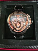 Tonino Lamborghini Spyder 1121 Black / Gold 53mm New Old Sto, Overige merken, Leer, Staal, Polshorloge