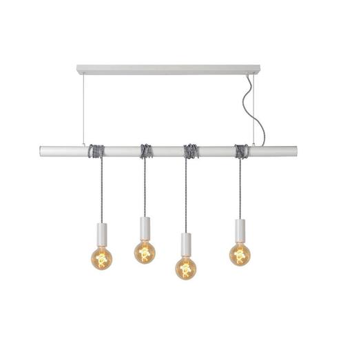 Lucide Jamie hanglamp, wit. Nieuw in de originele verpakking, Huis en Inrichting, Lampen | Hanglampen, Nieuw, 50 tot 75 cm, Metaal