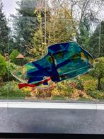 *** GLAZEN KUNSTWERK(GLASFUSIE) ABSTRACTE VIS ***, Antiek en Kunst, Ophalen of Verzenden