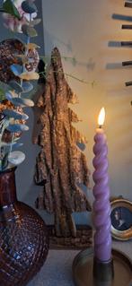 Kerst kerstboom plat hout met glitter 38 cm €5,00, Ophalen, Gebruikt