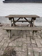 Picknicktafel voor kinderen van hout, Tuin en Terras, Ophalen, Zo goed als nieuw, Rechthoekig, Hout