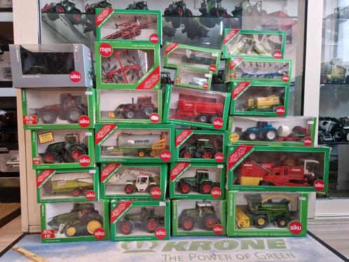 Partij Siku 24 stuks, Hobby en Vrije tijd, Modelauto's | 1:32, Zo goed als nieuw, Tractor of Landbouw, SIKU, Ophalen of Verzenden