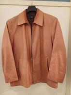 Hugo Boss (kalf)leren jack, cognackleur M/L, Kleding | Heren, Ophalen of Verzenden, Maat 48/50 (M), Bruin, Hugo Boss