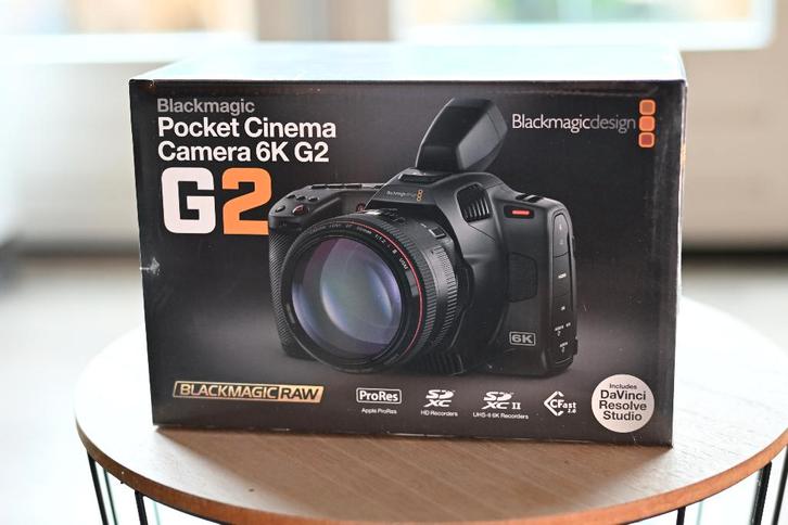 Blackmagic Pocket Cinema Camera 6K G2 + Davinci Resolve, Audio, Tv en Foto, Videocamera's Digitaal, Nieuw, Camera, Overige soorten