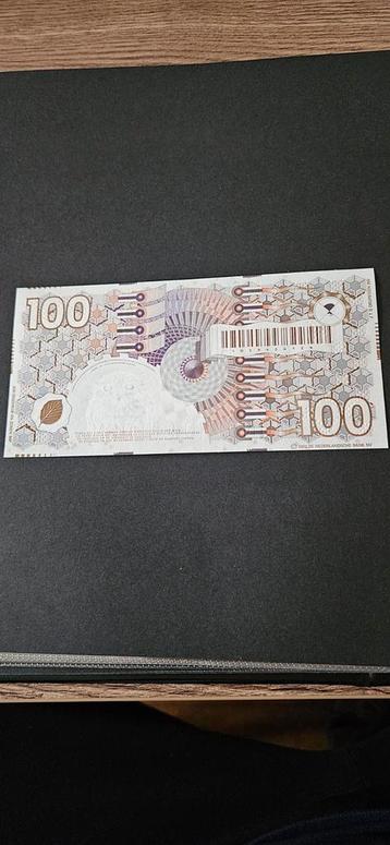 100 gulden steenuil 1992 UNC type 124-1A beschikbaar voor biedingen