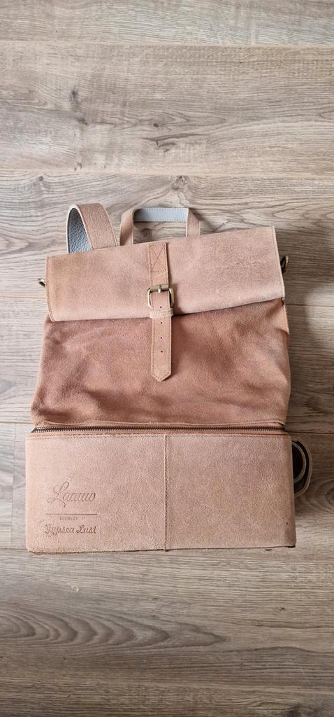 Laauw roll-top rugzak (zgan) met apart cameravak, Sieraden, Tassen en Uiterlijk, Tassen | Damestassen, Zo goed als nieuw, Overige typen