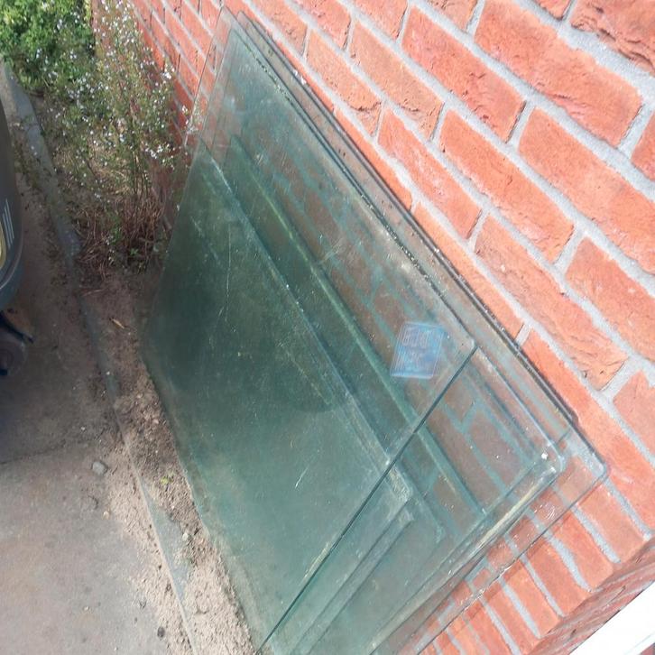 Gehard Glas Platen, Doe-het-zelf en Verbouw, Glas en Ramen, Gebruikt, Glasplaat, Minder dan 80 cm, Minder dan 80 cm, Veiligheidsglas