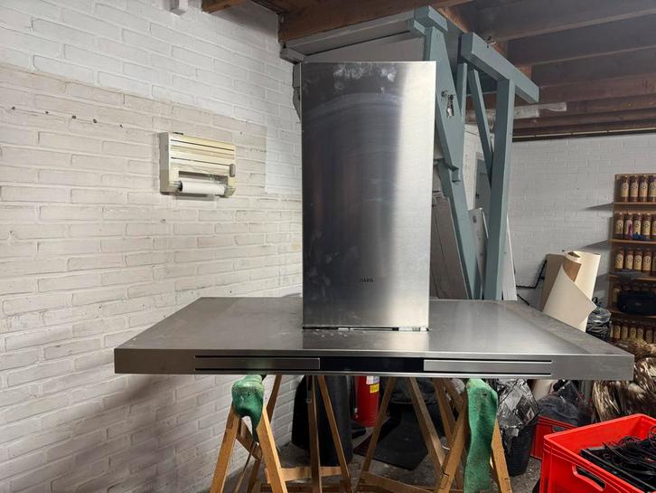 AEG Eiland Afzuigkap 120cm - Nette Staat, Witgoed en Apparatuur, Afzuigkappen, Gebruikt, Vrijstaand, Eilandschouwkap, 200 tot 400 m³ per uur