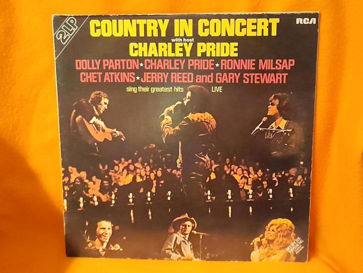 Country in concert - 2LP LIVE (1980), Cd's en Dvd's, Vinyl | Country en Western, Gebruikt, 12 inch, Ophalen of Verzenden