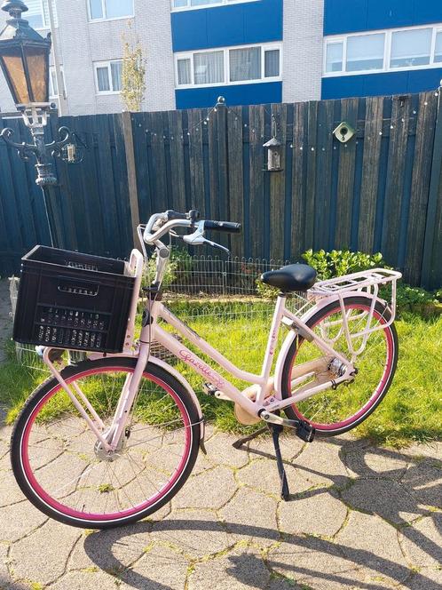 Zeer nette roze Gazelle Miss Grace transportfiets 28 inch., Fietsen en Brommers, Fietsen | Dames | Damesfietsen, Gazelle, Versnellingen