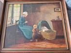 Schilderij A v Oost, boeren gezin, Antiek en Kunst, Kunst | Schilderijen | Klassiek, Ophalen