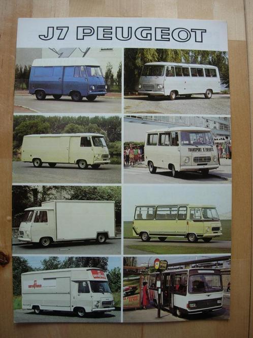 Peugeot J7 Bestelwagen Brochure 1979, Boeken, Auto's | Folders en Tijdschriften, Zo goed als nieuw, Peugeot, Ophalen