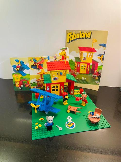 Lego Fabuland 3671 | Vliegbasis Velddorp, Kinderen en Baby's, Speelgoed | Duplo en Lego, Zo goed als nieuw, Lego, Complete set