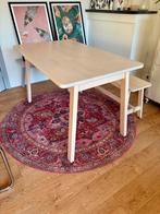 IKEA Norraker table and bench, Huis en Inrichting, Ophalen, 100 tot 150 cm, 50 tot 100 cm, Zo goed als nieuw