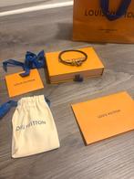 Louis Vuitton Catch it armband, Ophalen of Verzenden, Zwart, Leer