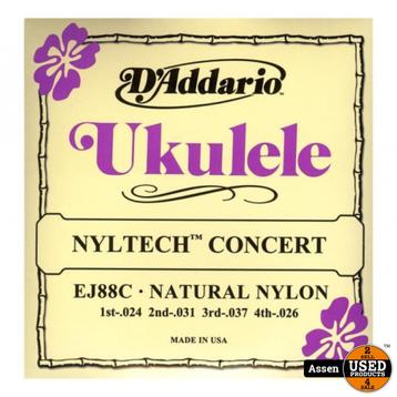 D'addario Tech Concert EJ-88C Ukelele Snaren beschikbaar voor biedingen