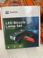 Exortus - LED Fietsverlichting Set USB Oplaadbaar, Verlichtingsset, Nieuw, Ophalen of Verzenden, Oplaadbaar