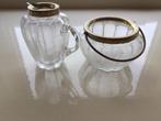 Draadglas suiker/melkkannetje vintage., Ophalen of Verzenden