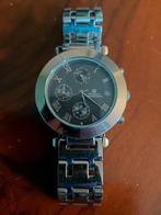 King Quartz Chronograph horloge., Sieraden, Tassen en Uiterlijk, Horloges | Heren, Ophalen, Gebruikt, Staal, Polshorloge