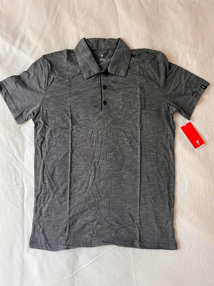 Specialized Polo Shirt - Nieuw met Label - Maat M, Kleding | Heren, Overhemden, Nieuw, Halswijdte 39/40 (M), Grijs, Ophalen of Verzenden